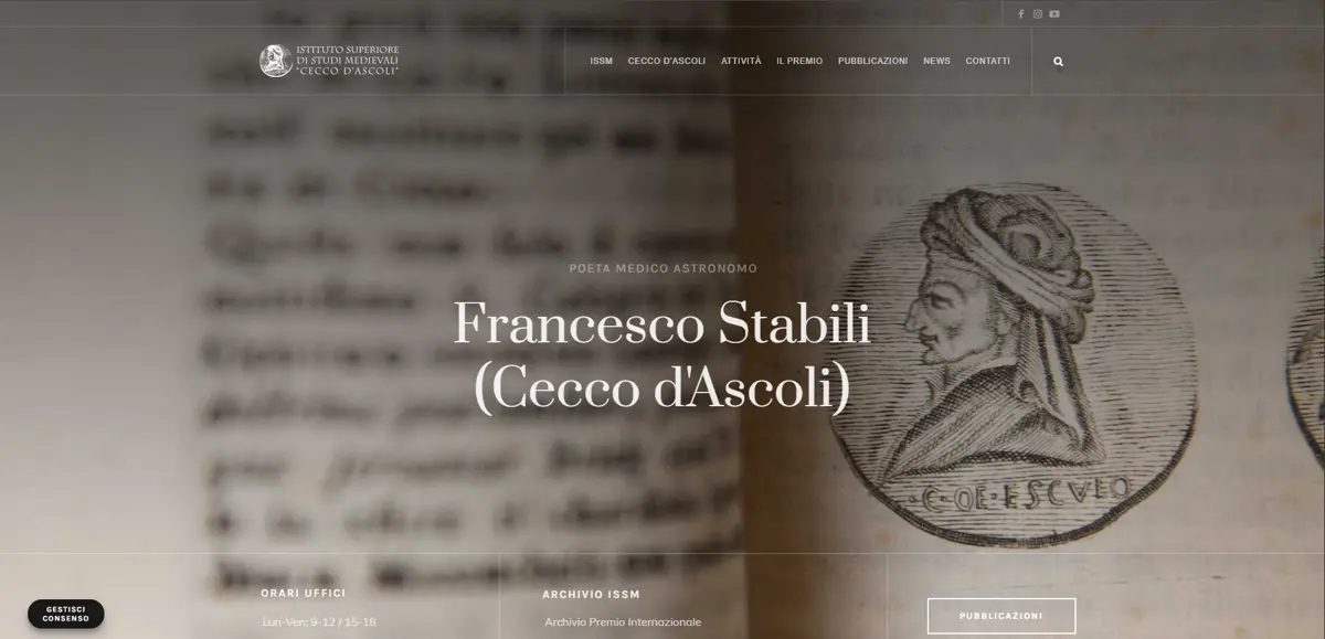 Screenshot del progetto Istituto Cecco d'Ascoli